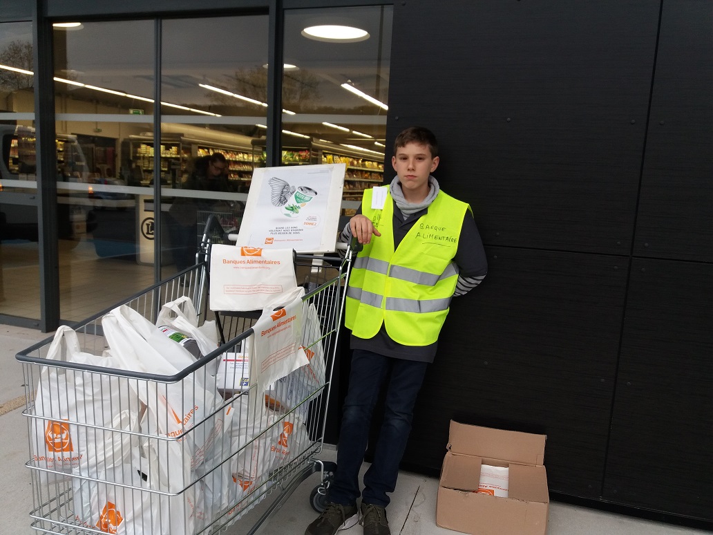 Collecte pour la banque alimentaire