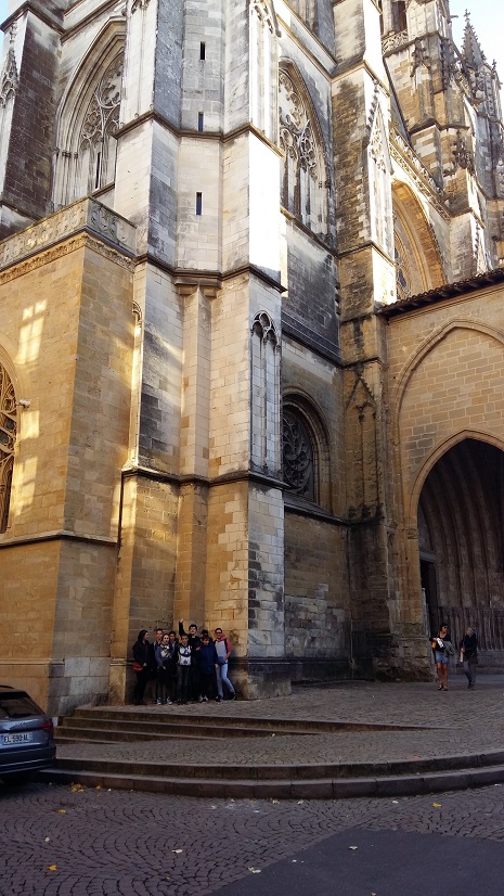 Sortie des collégiens à Bayonne