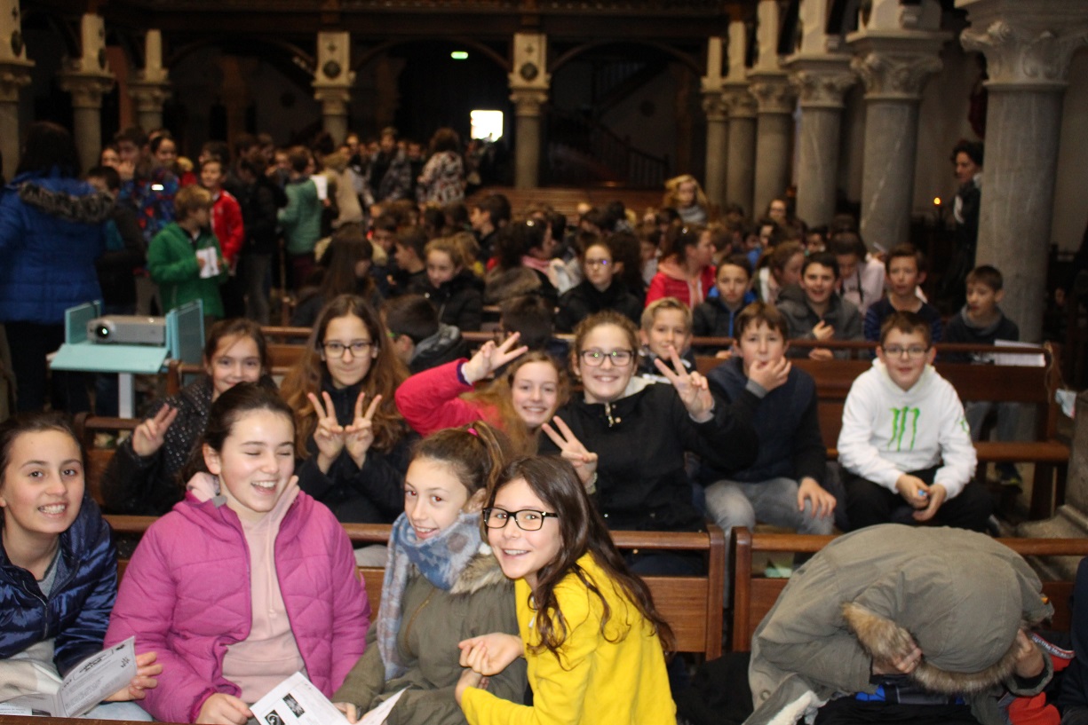 Le collège et le lycée ont participé ensemble à la célé