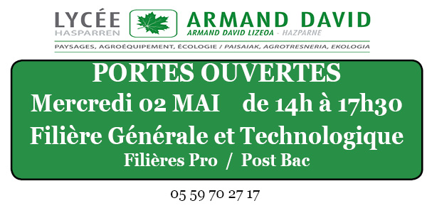 Journée Portes ouvertes de Mai