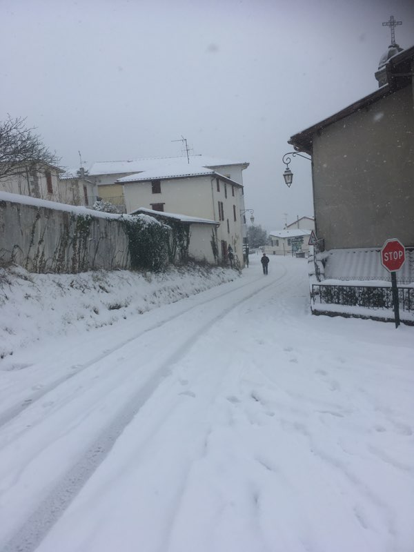 Neige au lycée