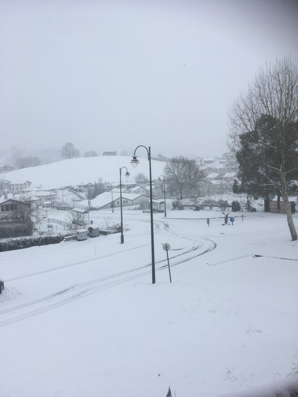 Neige au lycée