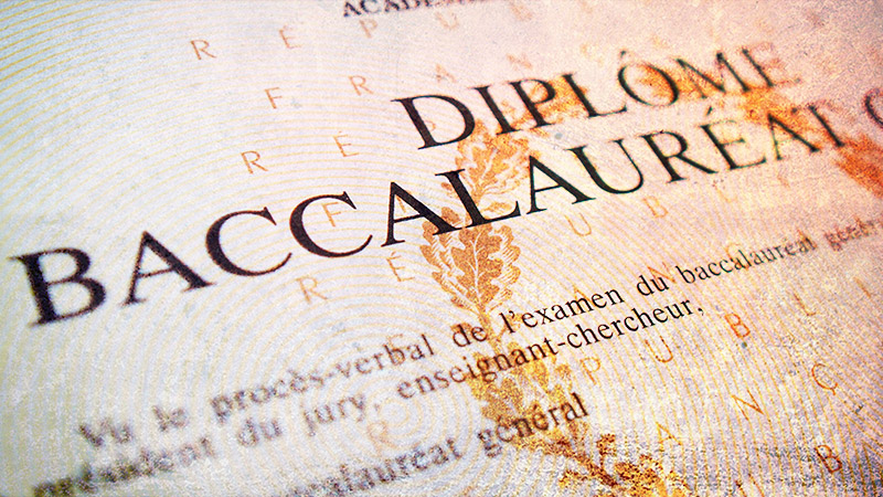 Début du bac