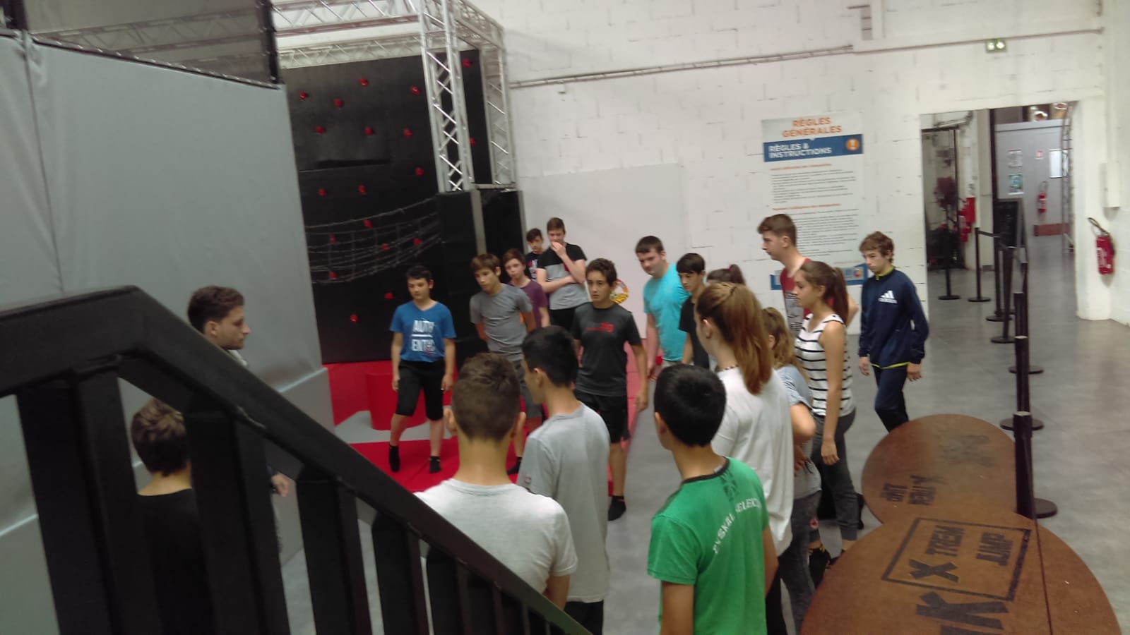 Sortie au trampoline parc