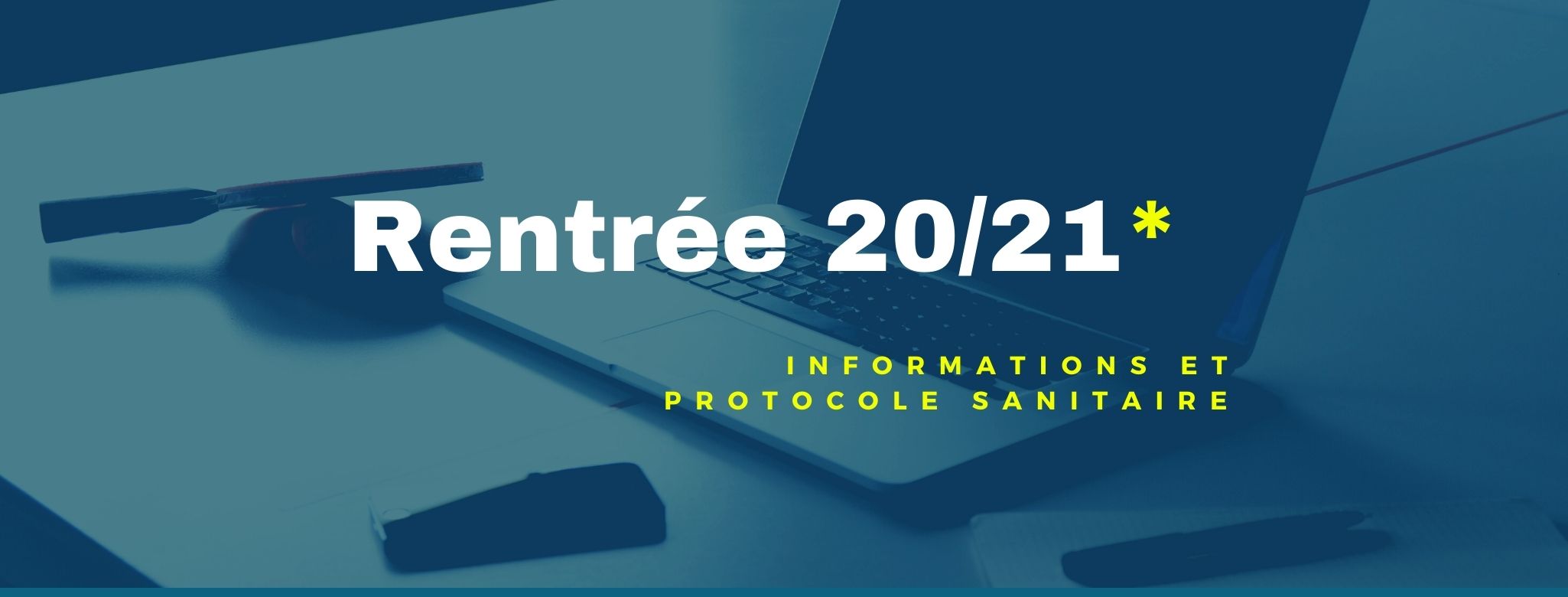 Rentrée 2020-2021