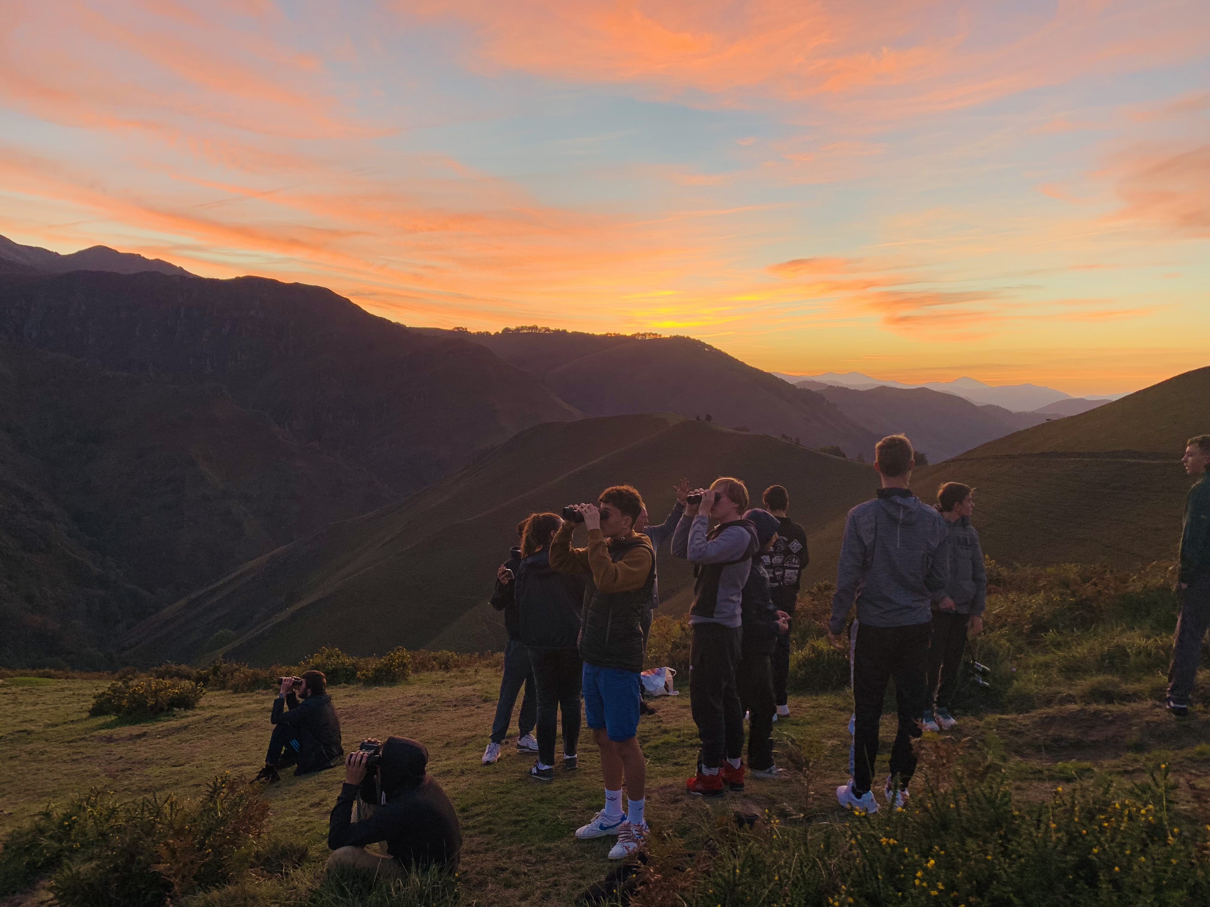 Un coucher de soleil à couper le souffle 