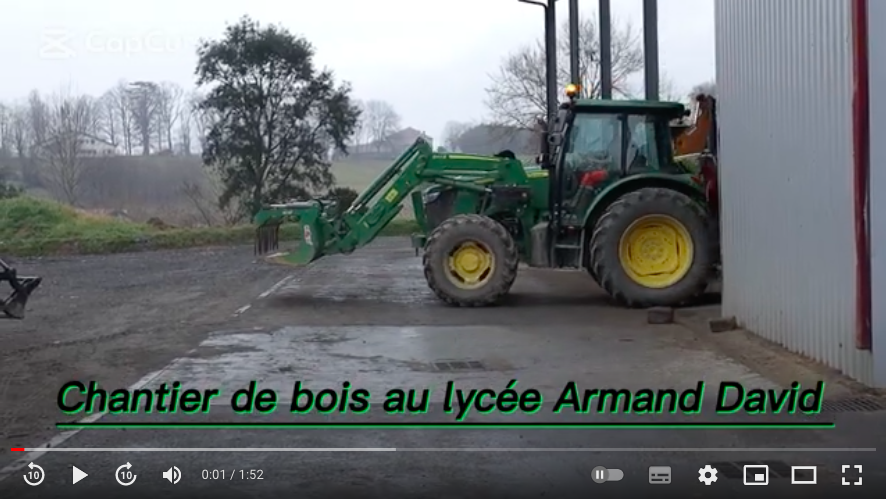 #VIDEO PRESENTATION CHANTIER DE BOIS