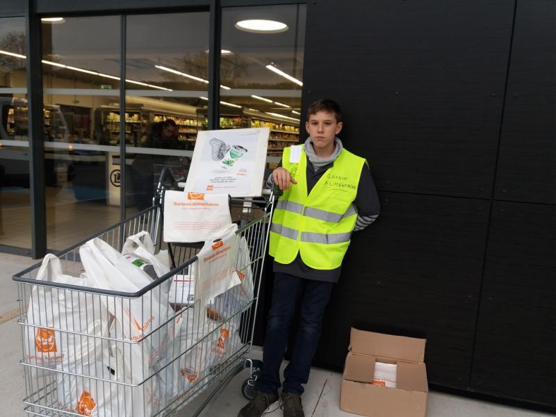 Collecte pour la banque alimentaire