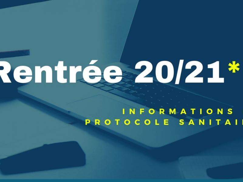 Rentrée 2020-2021