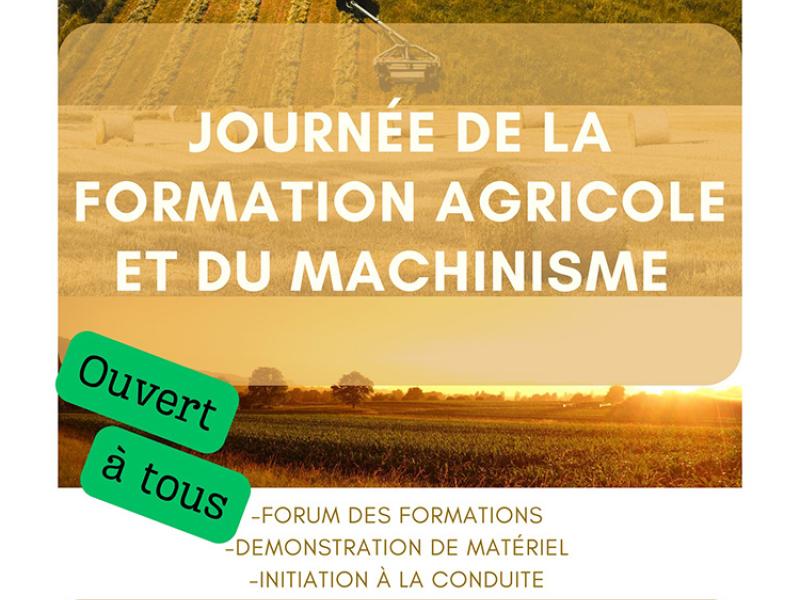 Journée de la formation et du machinisme agricole