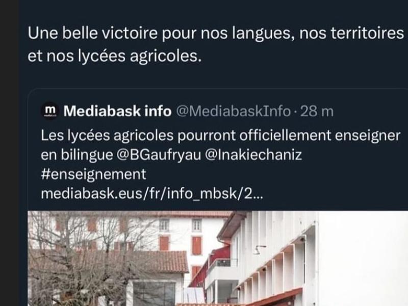 #ENSEIGNEMENT BILINGUE 