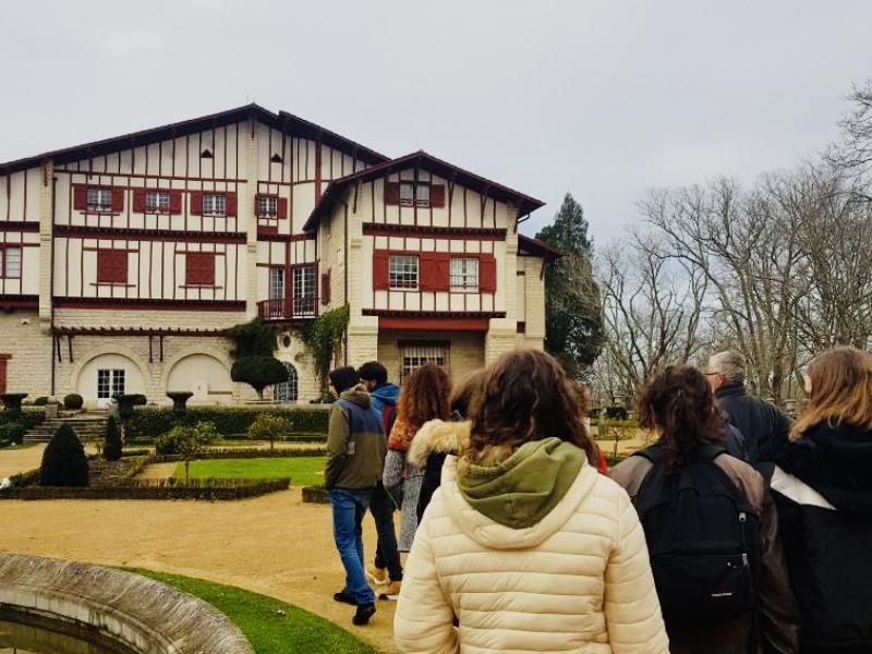 Visite des jardins de la Villa Arnaga 